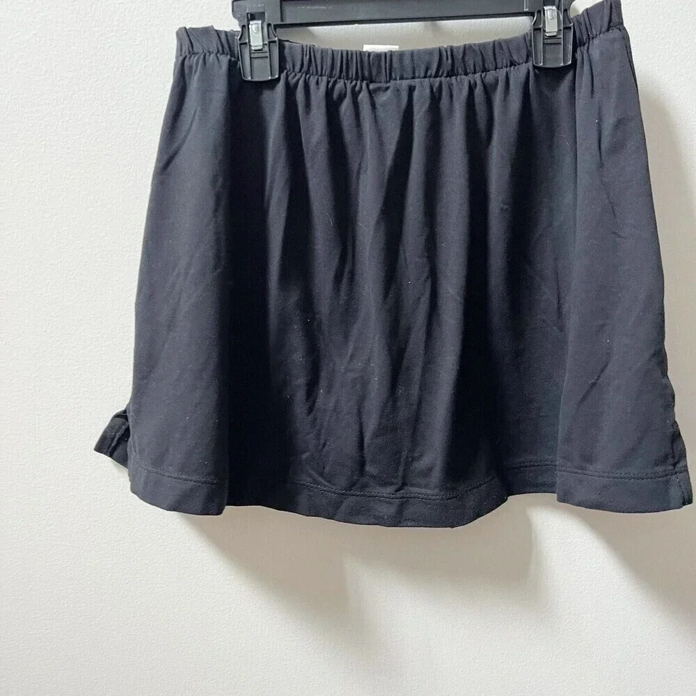 Vintage In-Between Court Sportswear Women's Black Tennis Skirt A-Line M Shorts